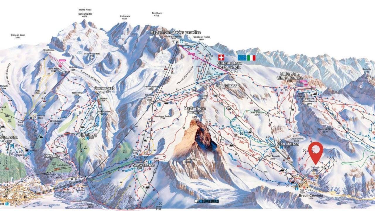 Апартаменти Le Petit Refuge Cervinia Брей-Червінія Екстер'єр фото